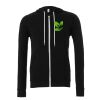 Unisex polycotton fleece full-zip hoodie Thumbnail